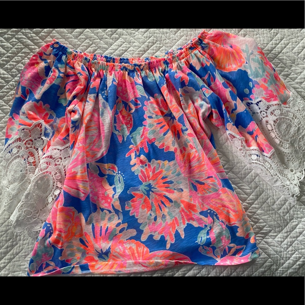 Lilly Pulitzer Zaylee top XS EUC